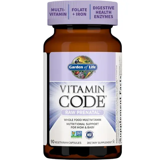 Garden of Life Vitamin Code Raw Prenatal 90 Caps